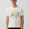 T-shirt Gap Sport con stampa, in jersey di cotone pesante