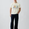 T-shirt Gap Sport con stampa, in jersey di cotone pesante