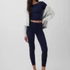 T-shirt GapFit Smooth con scollo a barchetta