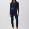 T-shirt GapFit Smooth con scollo a barchetta
