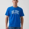 T-shirt Get Blue con logo dal taglio comodo