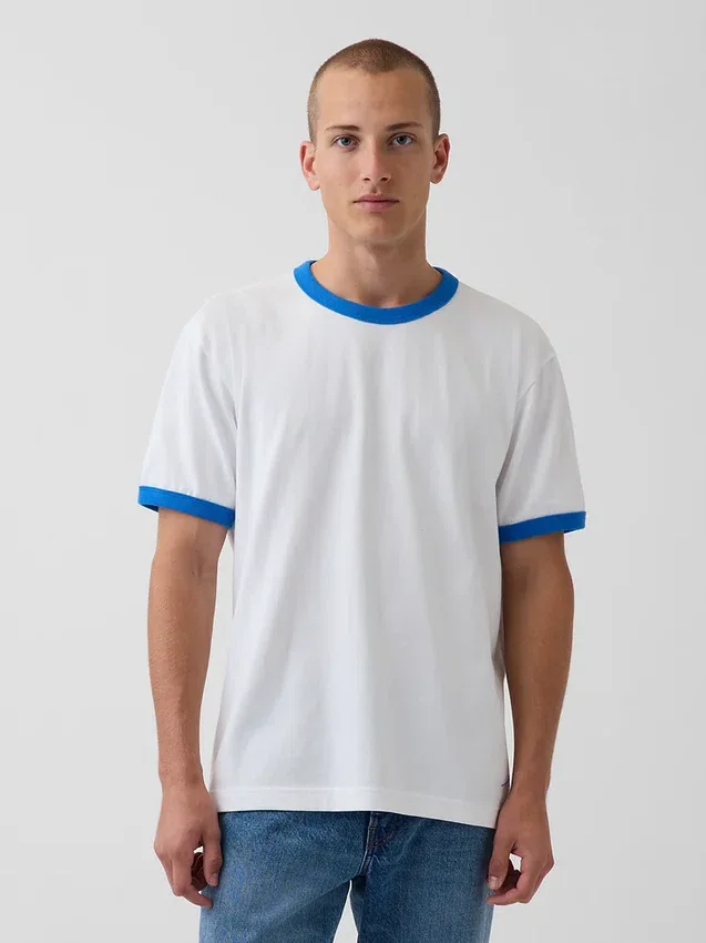 T-shirt Get Blue con logo dal taglio comodo
