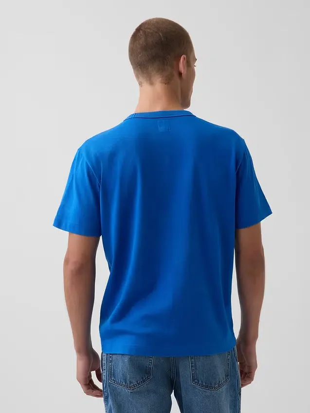T-shirt Get Blue con logo dal taglio comodo