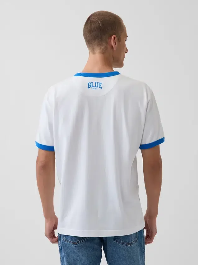 T-shirt Get Blue con logo dal taglio comodo