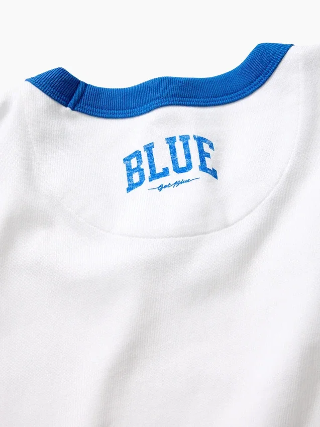 T-shirt Get Blue con logo dal taglio comodo