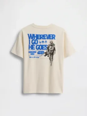 T-shirt grafica da bambino Star Wars dal taglio comodo