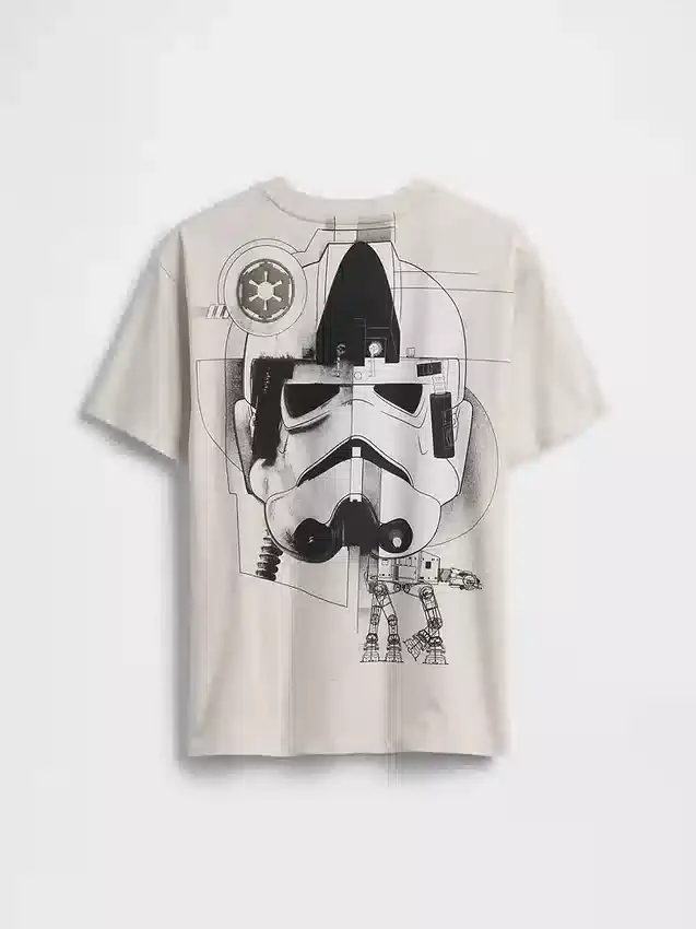 T-shirt grafica da bambino Star Wars dal taglio comodo