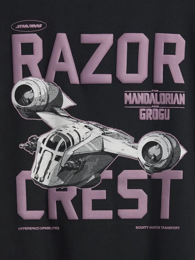 T-shirt grafica da bambino Star Wars dal taglio comodo