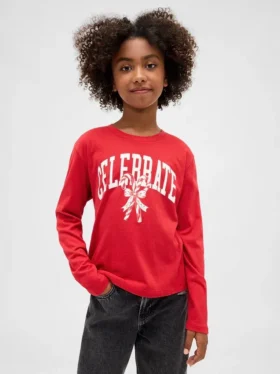 T-shirt grafica dal taglio morbido per bambini