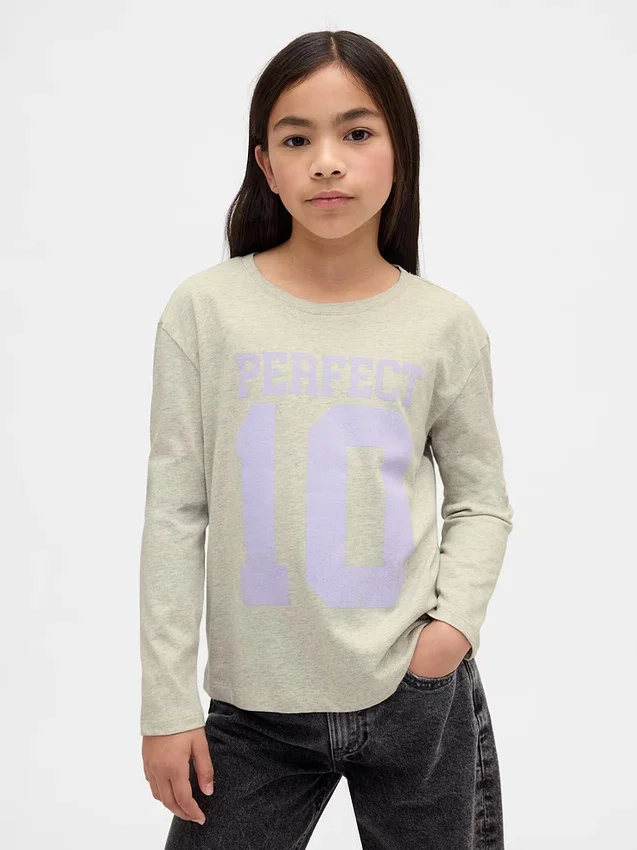 T-shirt grafica dal taglio morbido per bambini