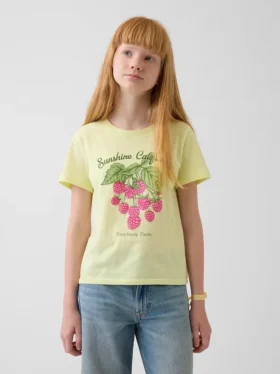 T-shirt grafica dal taglio morbido per bambini