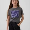 T-shirt grafica dal taglio morbido per bambini