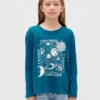 T-shirt grafica dal taglio morbido per bambini
