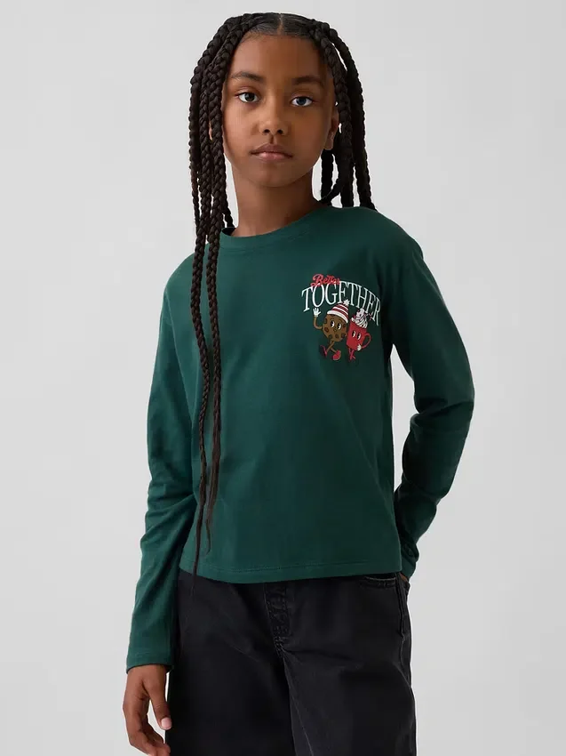 T-shirt grafica dal taglio morbido per bambini