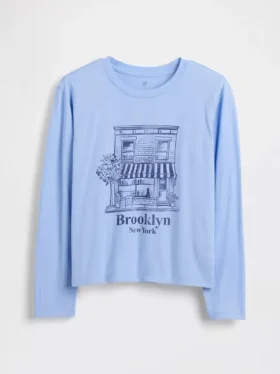 T-shirt grafica dal taglio morbido per bambini