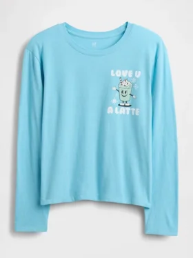 T-shirt grafica dal taglio morbido per bambini