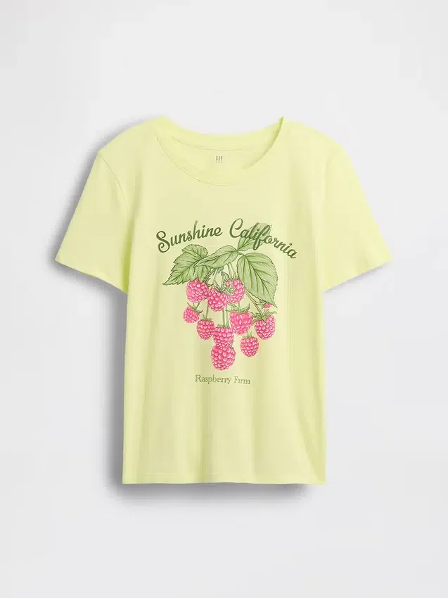 T-shirt grafica dal taglio morbido per bambini