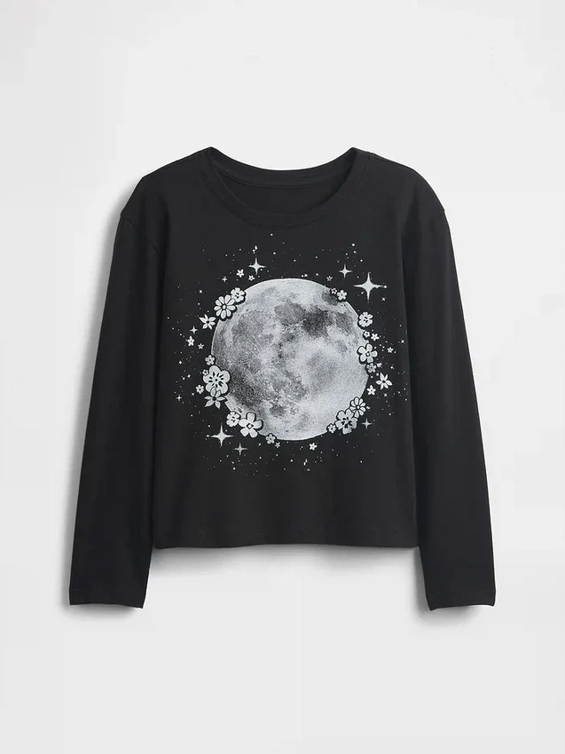 T-shirt grafica dal taglio morbido per bambini