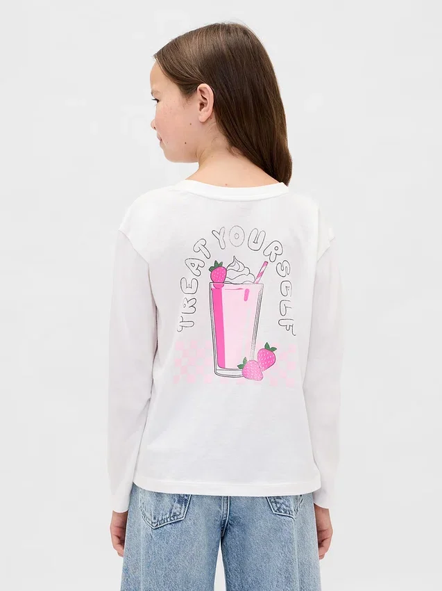 T-shirt grafica dal taglio morbido per bambini