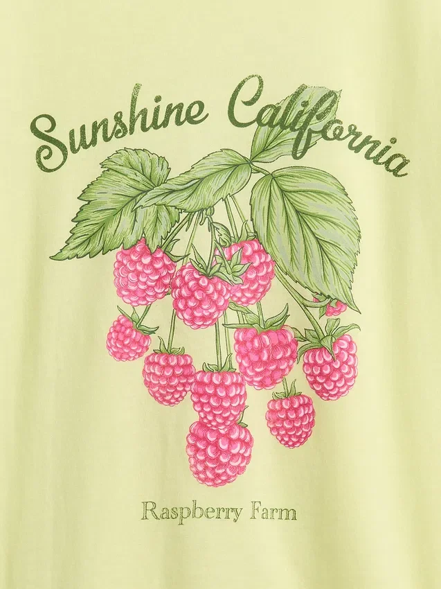 T-shirt grafica dal taglio morbido per bambini