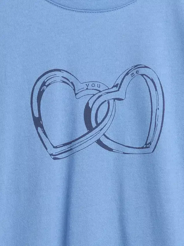 T-shirt grafica dal taglio morbido per bambini