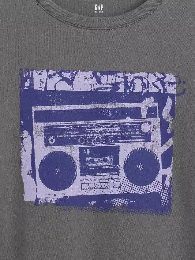 T-shirt grafica dal taglio morbido per bambini