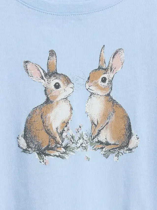 T-shirt grafica dal taglio morbido per bambini