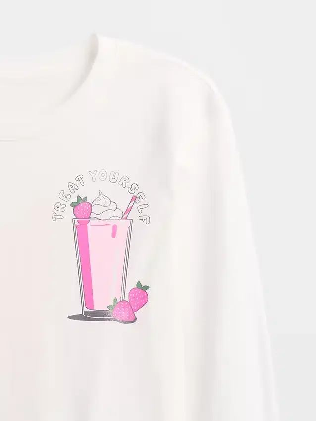 T-shirt grafica dal taglio morbido per bambini