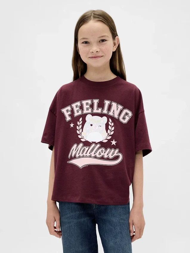 T-shirt grafica oversize per bambini