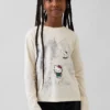 T-shirt grafica oversize per bambini
