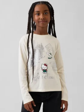 T-shirt grafica oversize per bambini