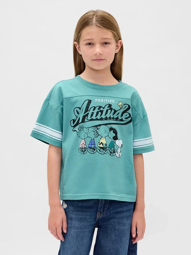 T-shirt grafica oversize per bambini