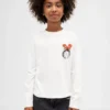 T-shirt grafica oversize per bambini