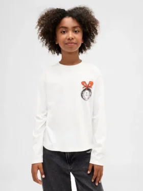 T-shirt grafica oversize per bambini