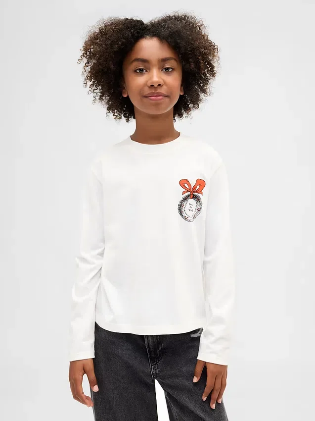 T-shirt grafica oversize per bambini