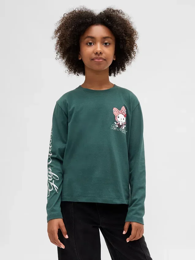 T-shirt grafica oversize per bambini