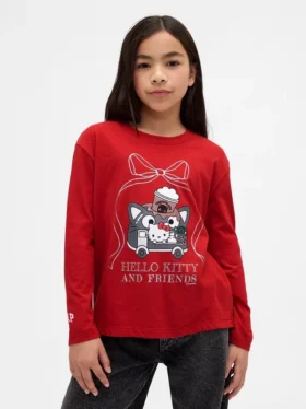 T-shirt grafica oversize per bambini