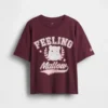 T-shirt grafica oversize per bambini