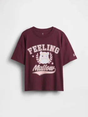 T-shirt grafica oversize per bambini