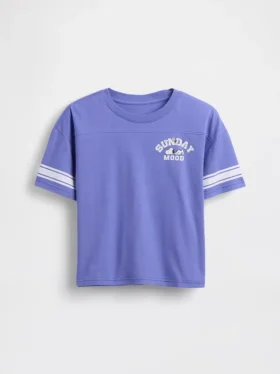 T-shirt grafica oversize per bambini