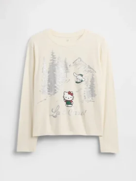 T-shirt grafica oversize per bambini