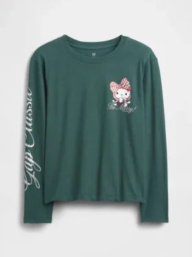 T-shirt grafica oversize per bambini