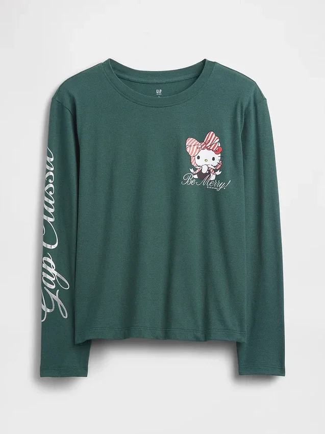 T-shirt grafica oversize per bambini