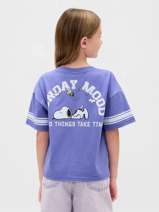 T-shirt grafica oversize per bambini