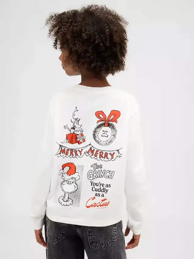 T-shirt grafica oversize per bambini