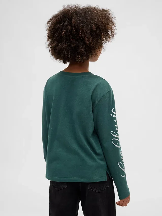 T-shirt grafica oversize per bambini