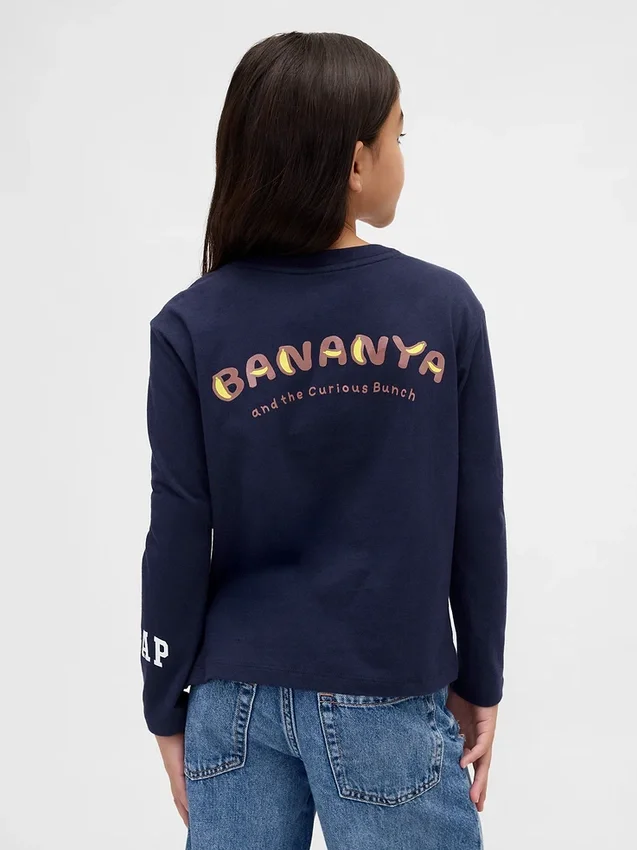 T-shirt grafica oversize per bambini