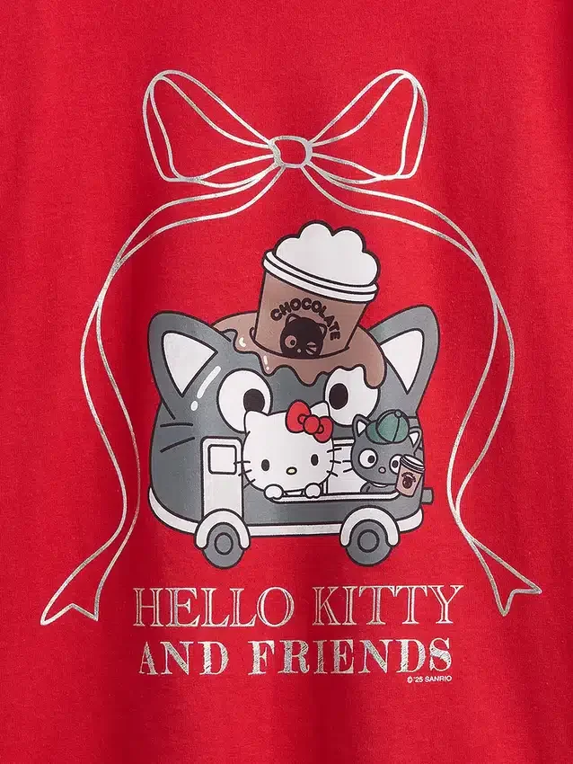 T-shirt grafica oversize per bambini