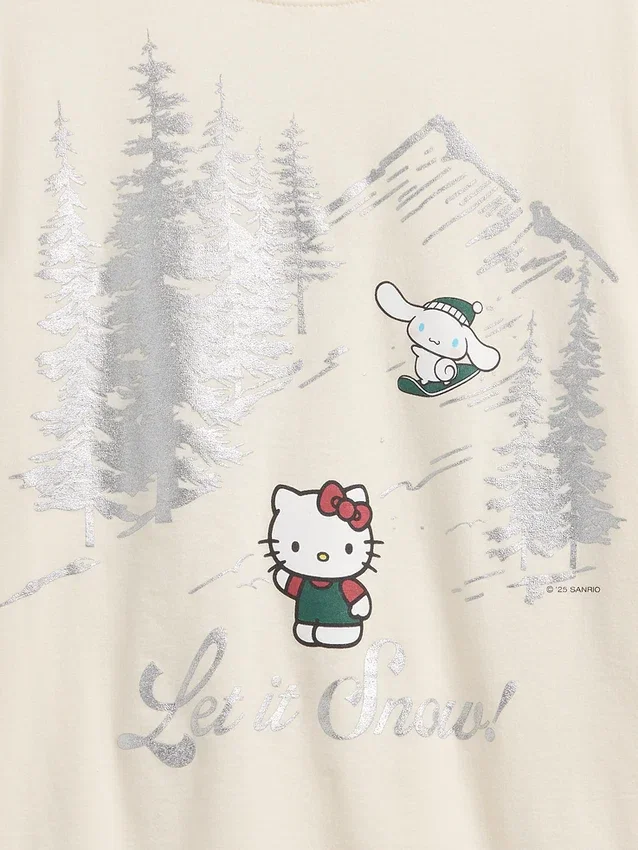T-shirt grafica oversize per bambini