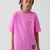 T-shirt grafica per bambini Super Mario dal taglio comodo
